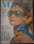Vogue with model in glasses