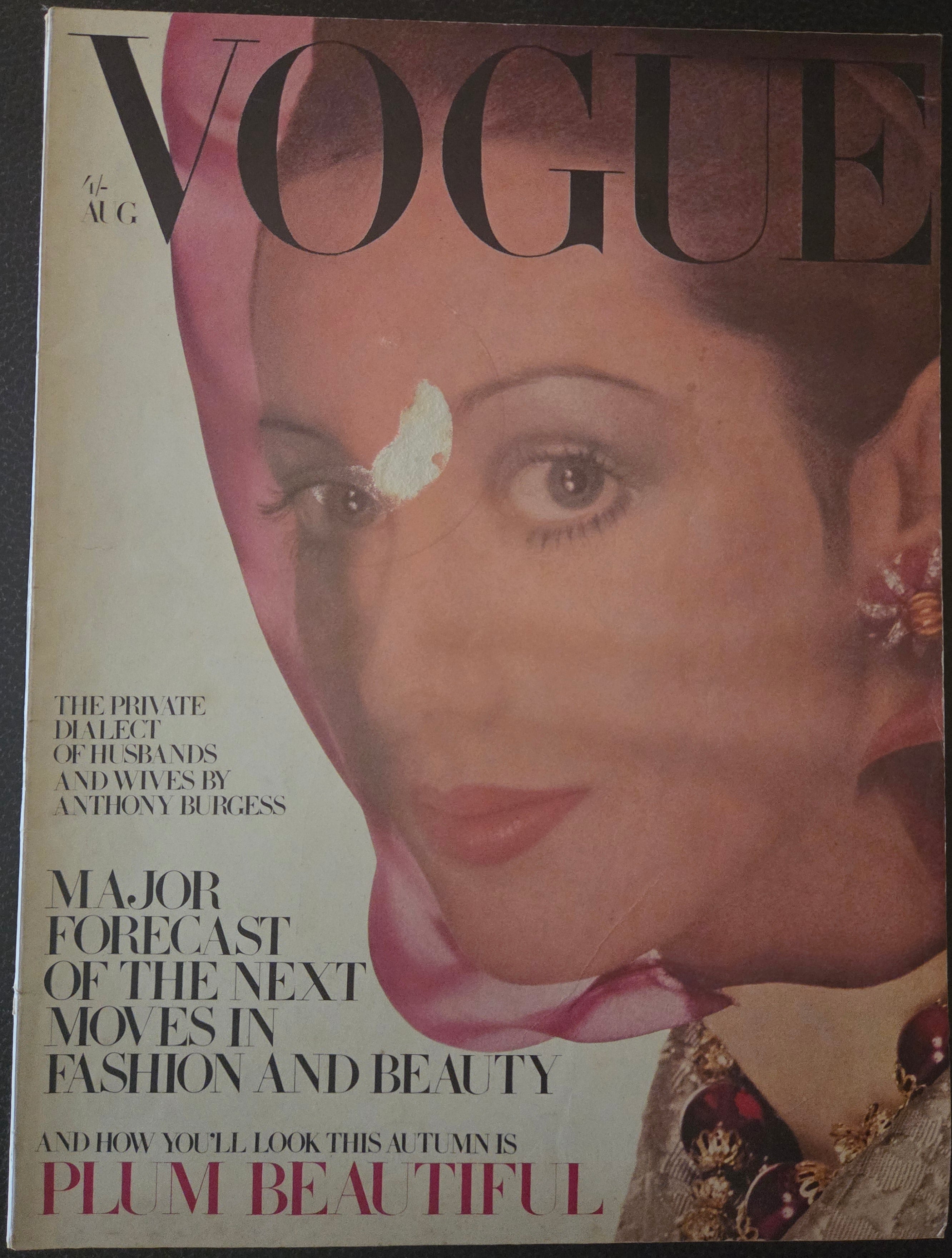 Vogue with model wearing headscarf