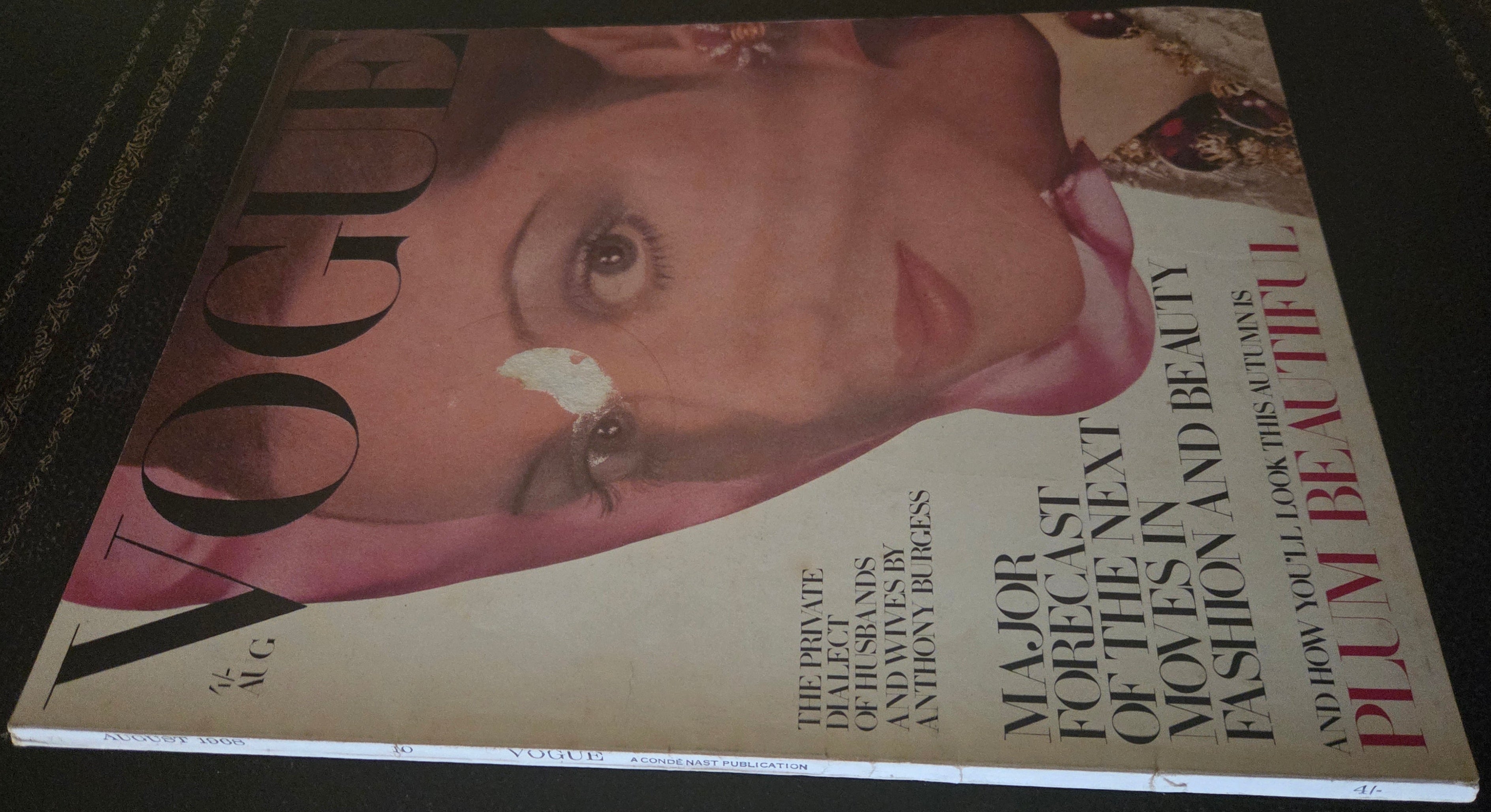 Vintage vogue from august 1968