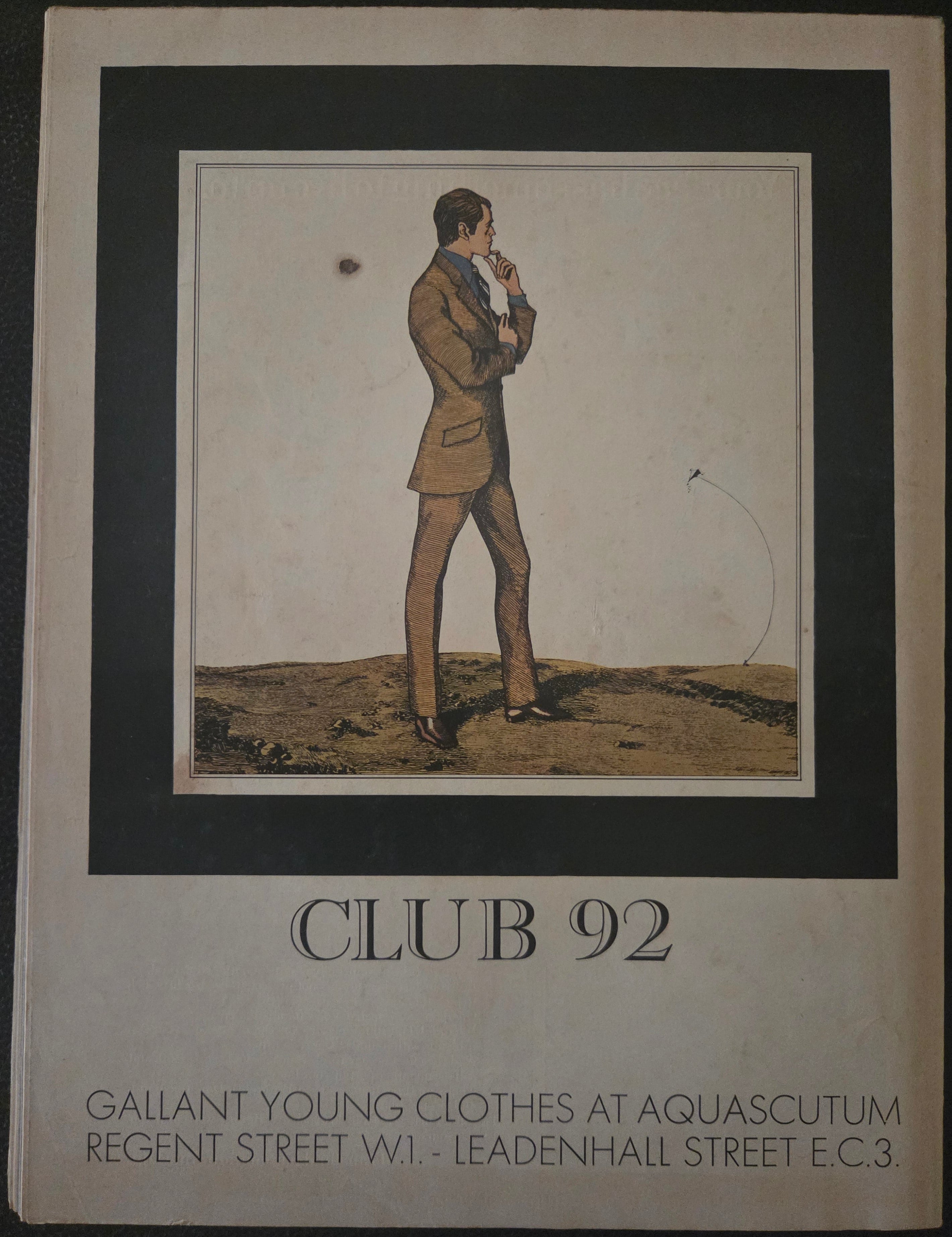 Vintage advert for Aquascutum