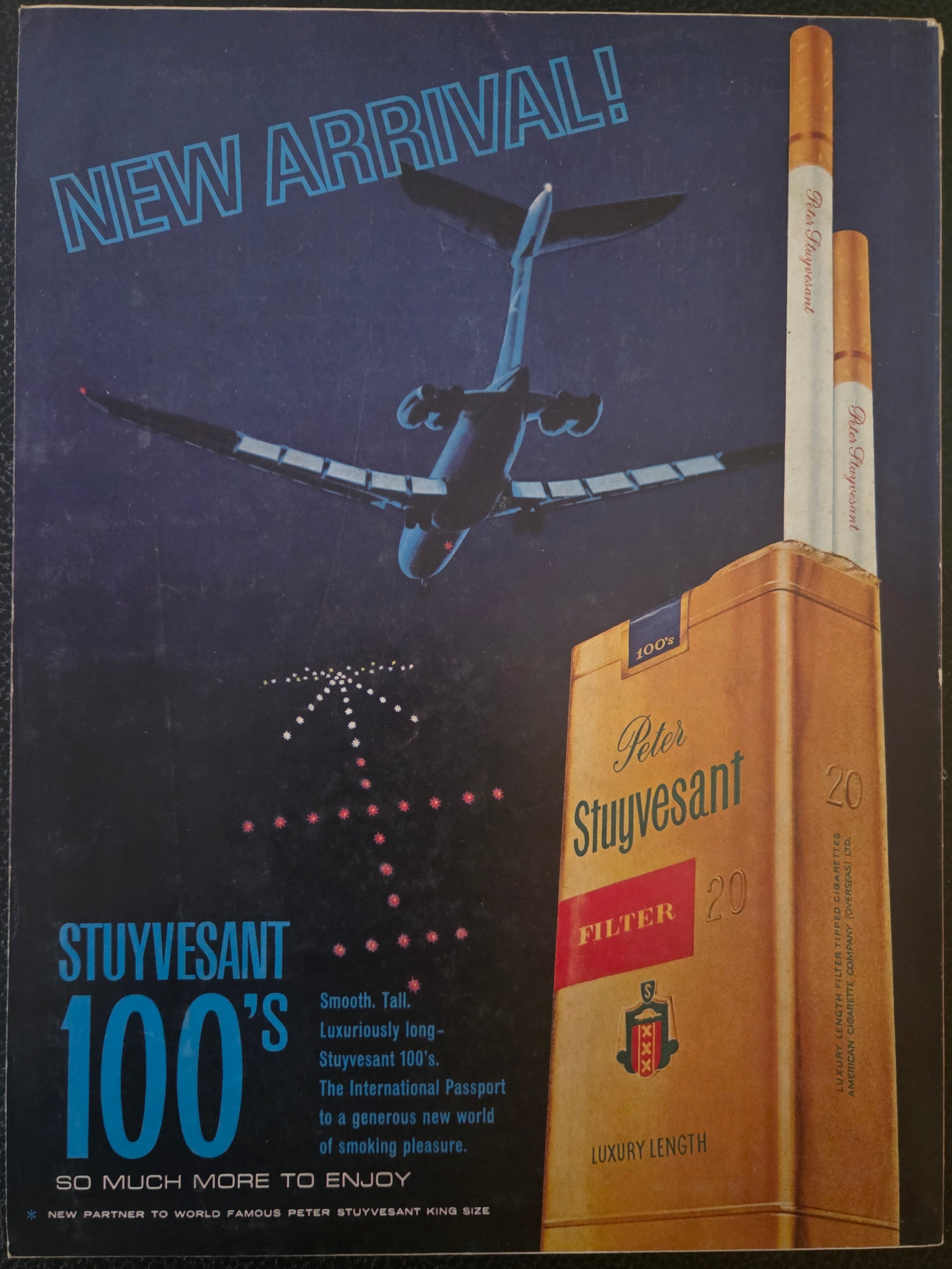 Vintage advert for Stuyvesant