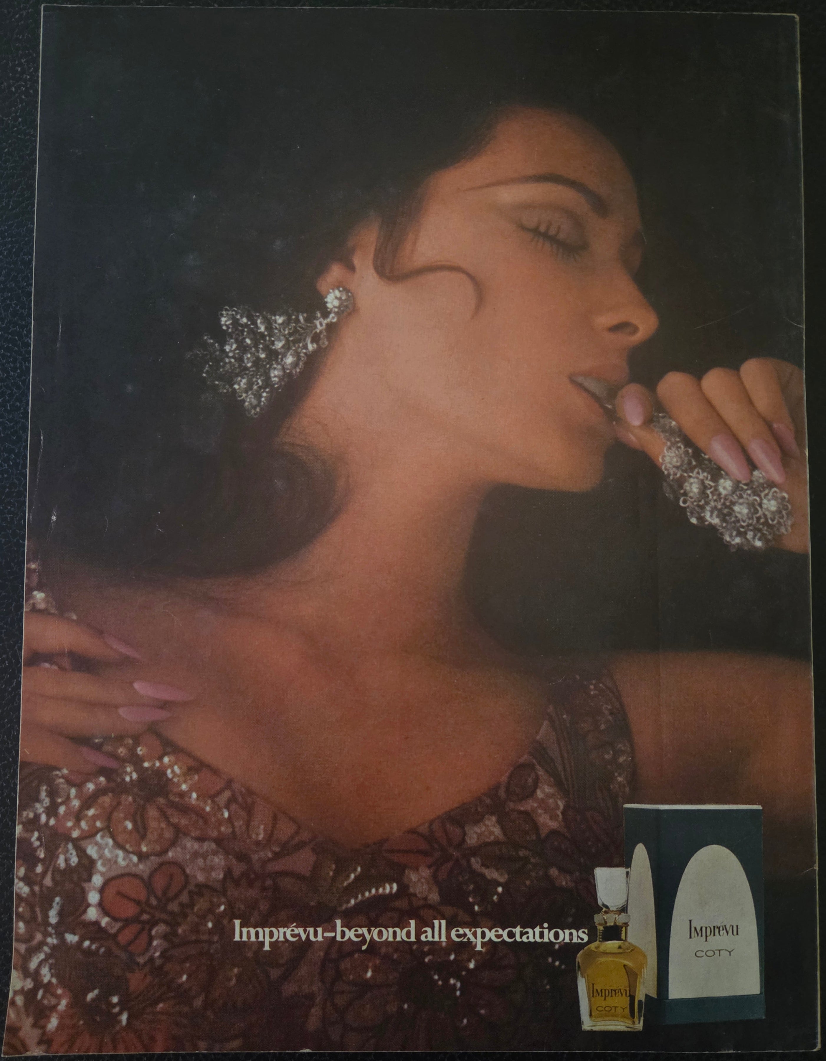 Vintage advert for Imprevu