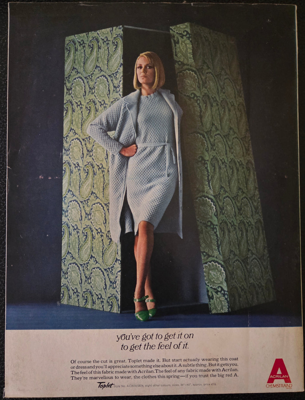 Vintage Acrilan advert