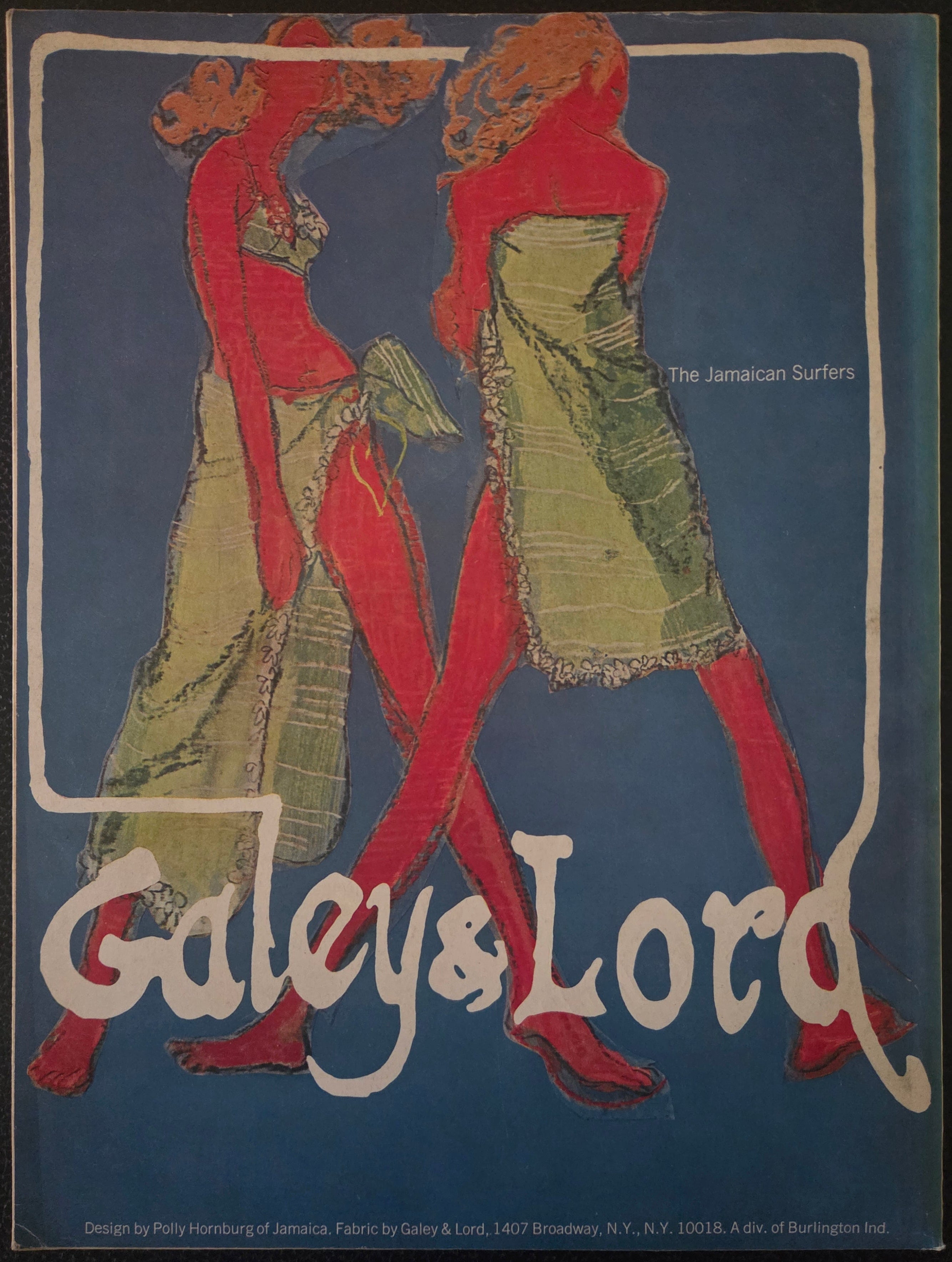 Vintage advert for Galey & Lord