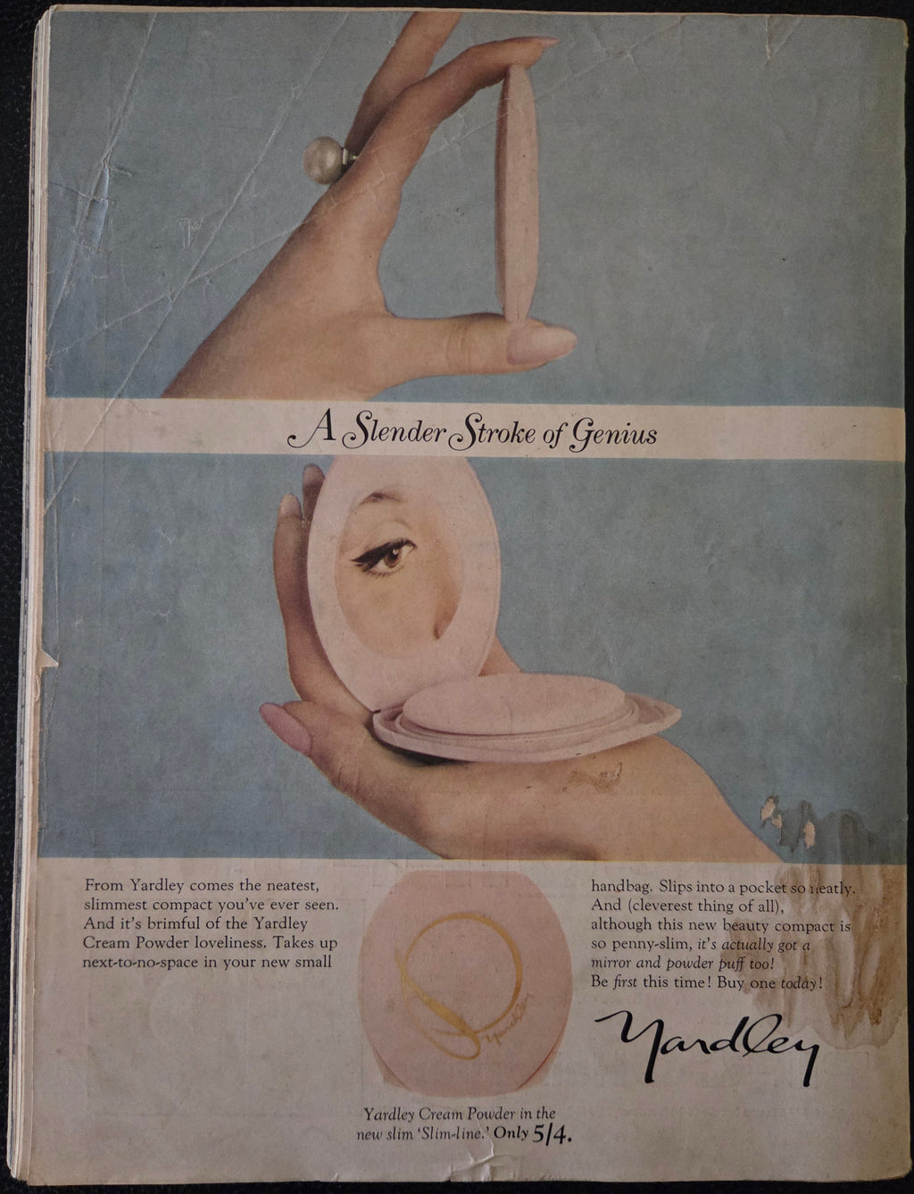 Vintage Yardley Advert