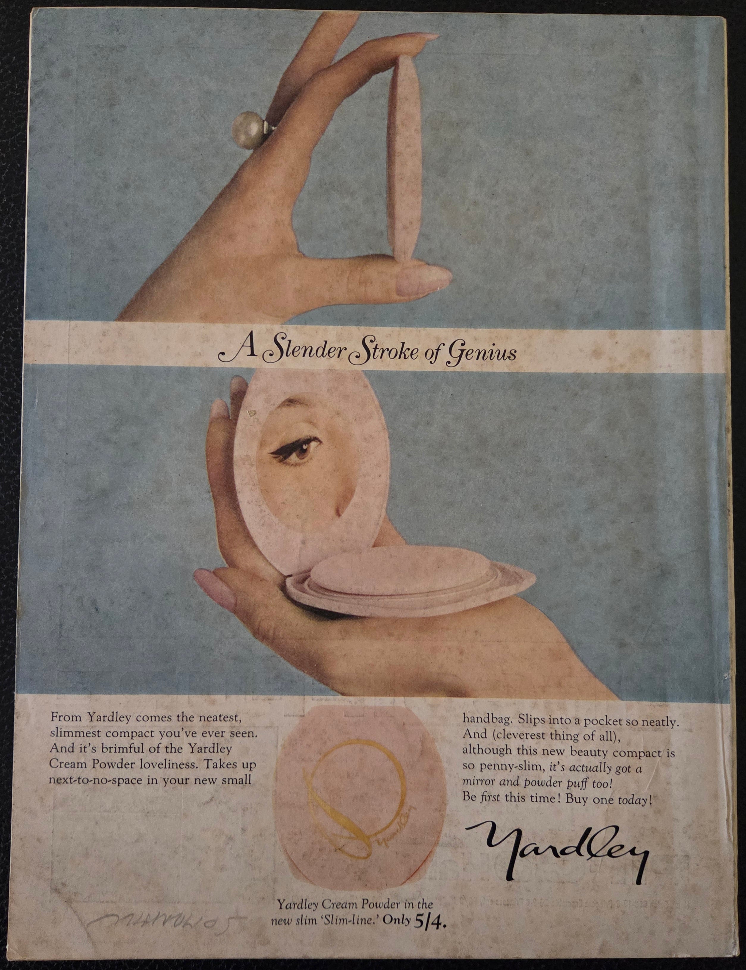 Yardley vintage advert.