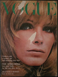 Magazine cover with a close-up of a person's face and visible text.