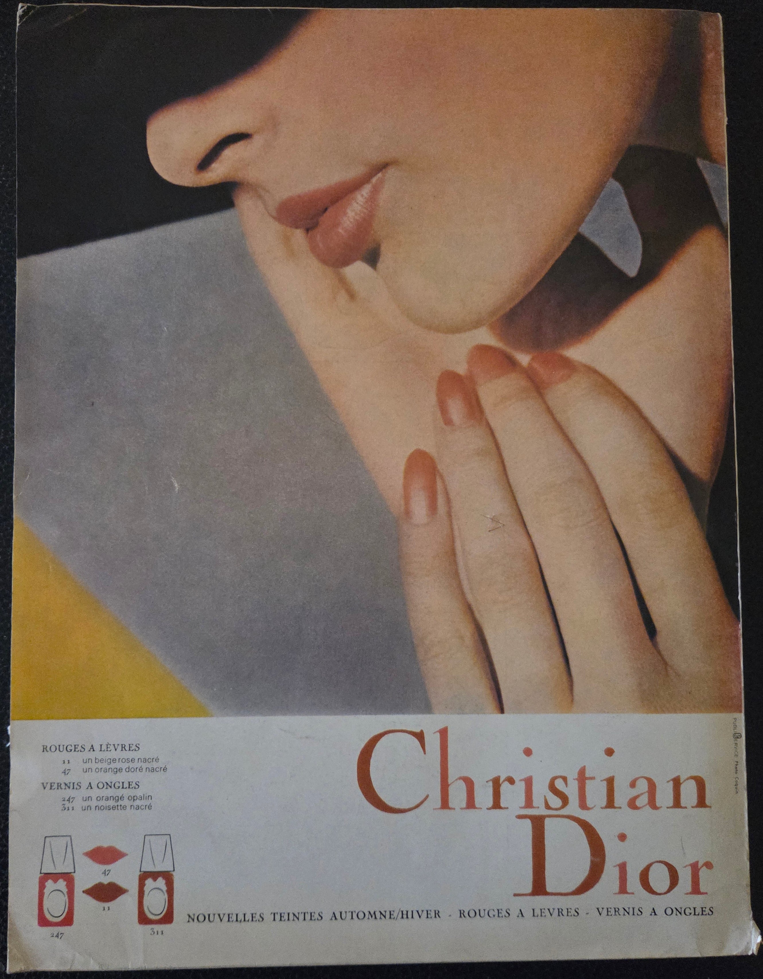 Christian Dior Vintage advert